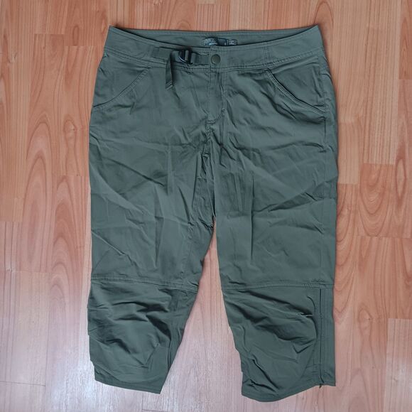 Prana Pants - PrAna Jasmine Knicker 3/4 Capri Pants Green Style #W4JASK113 Low‎ Rise